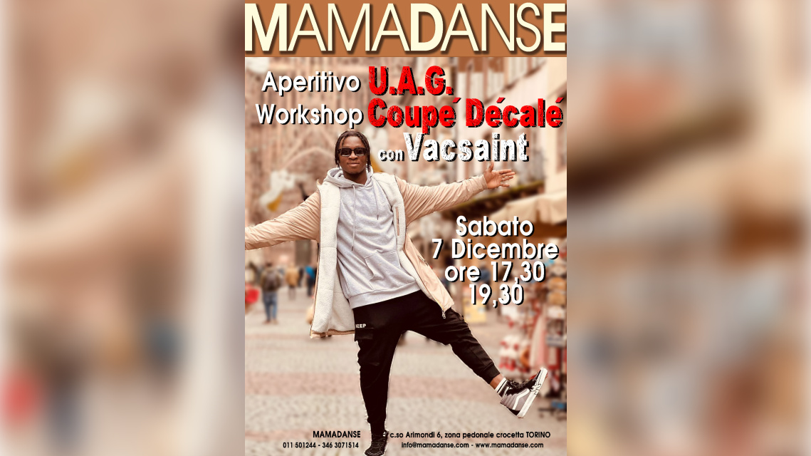 WORKSHOP di Coupé Décalé con Vacsaint (Burkina Faso)