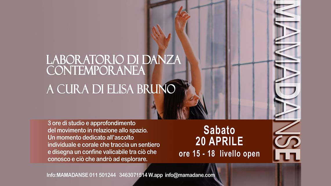 Laboratorio di danza Contemporanea con di Elisa Bruno