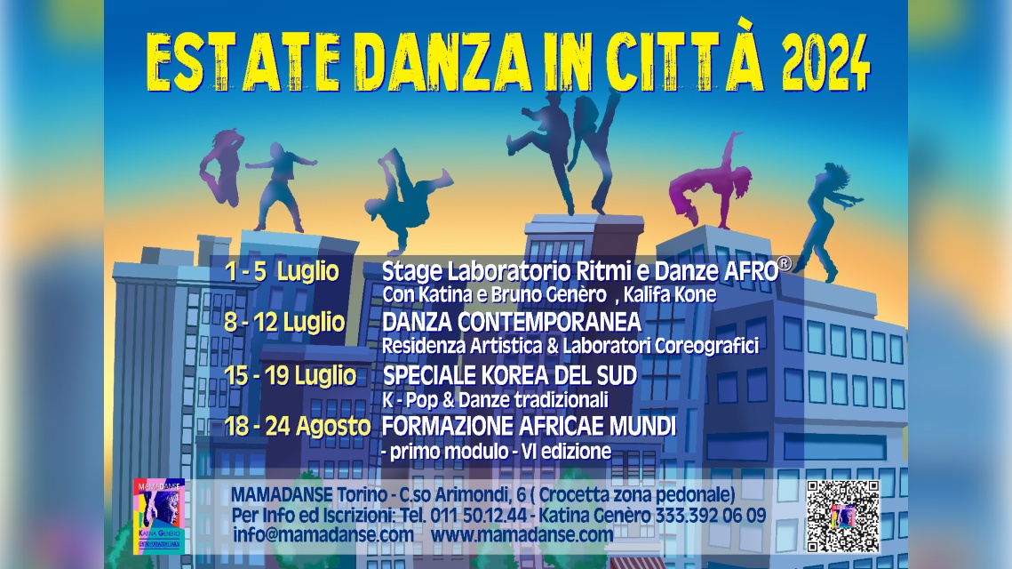 Estate Danza in Città 2024 a Mamadanse, Torino