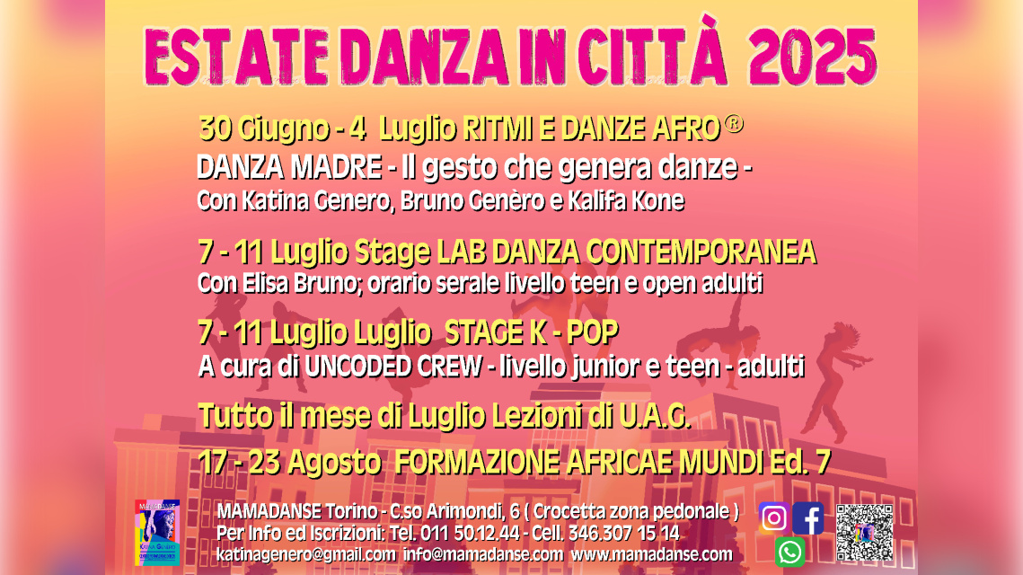 ESTATE DANZA IN CITTÀ 2025