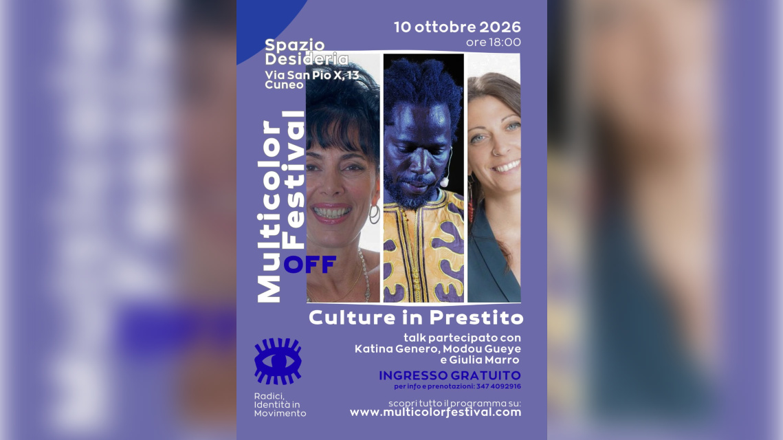 Katina Genero al talk “Culture in prestito” – Multicolor Festival OFF